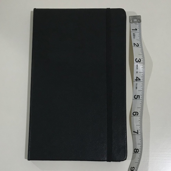 NWOT Piccadilly Essential Lined Black Notebook - Picture 14 of 15